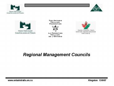 Regional Management Councils