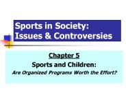 Sports in Society: Issues