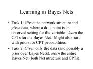 Learning in Bayes Nets
