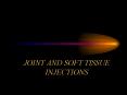 JOINT AND SOFT TISSUE INJECTIONS PowerPoint PPT Presentation