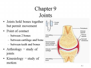 Chapter 9 Joints