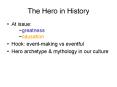 The Hero in History PowerPoint PPT Presentation