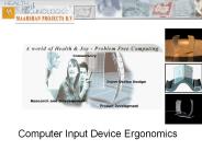 Computer Input Device Ergonomics