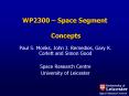 WP2300 Space Segment Concepts PowerPoint PPT Presentation