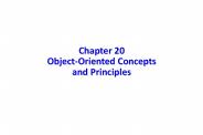 Chapter 20 ObjectOriented Concepts and Principles