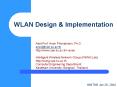 WLAN Design PowerPoint PPT Presentation