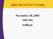 Indy Java Users Group