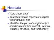 Metadata