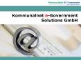 Kommunalnet eGovernment Solutions GmbH PowerPoint PPT Presentation