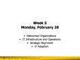 Week 5 Monday, February 20 PowerPoint PPT Presentation