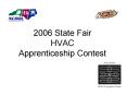 2006 State Fair HVAC Apprenticeship Contest PowerPoint PPT Presentation