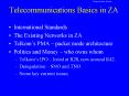 Telecommunications Basics in ZA PowerPoint PPT Presentation