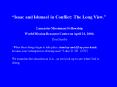 Isaac and Ishmael in Conflict: The Long View. PowerPoint PPT Presentation