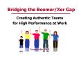 Bridging the Boomer Xer Gap PowerPoint PPT Presentation