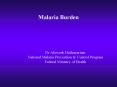 Malaria Burden PowerPoint PPT Presentation
