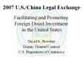 Facilitating and Promoting Foreign Direct Investment in the United States PowerPoint PPT Presentation