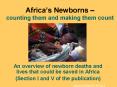 Africas Newborns counting them and making them count PowerPoint PPT Presentation