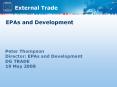 EPAs and Development PowerPoint PPT Presentation