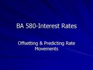 BA 580Interest Rates