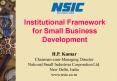 Institutional Framework for Small Business Development PowerPoint PPT Presentation