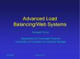 Advanced Load Balancing/Web Systems PowerPoint PPT Presentation