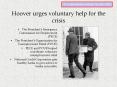 Hoover urges voluntary help for the crisis PowerPoint PPT Presentation