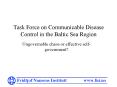 Task Force on Communicable Disease Control in the Baltic Sea Region PowerPoint PPT Presentation