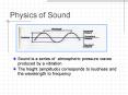 Physics of Sound PowerPoint PPT Presentation