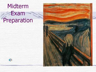 Midterm Exam Preparation
