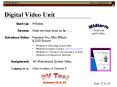 Digital Video Unit PowerPoint PPT Presentation