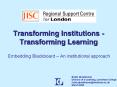 Transforming Institutions Transforming Learning PowerPoint PPT Presentation