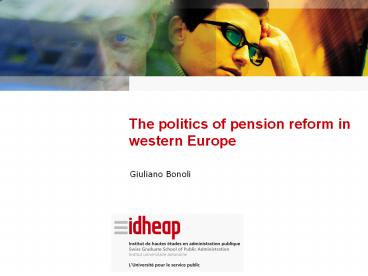 The politics of pension reform in western Europe