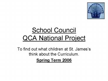 School Council QCA National Project