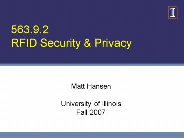 563.9.2 RFID Security