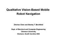 Qualitative Vision-Based Mobile Robot Navigation
