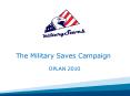 The Military Saves Campaign PowerPoint PPT Presentation