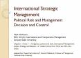 International Strategic Management PowerPoint PPT Presentation