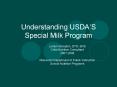 Understanding USDAS Special Milk Program PowerPoint PPT Presentation
