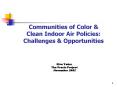 Communities of Color PowerPoint PPT Presentation