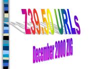 Z39.50 URLs