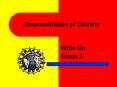 Responsibilities of Citizens PowerPoint PPT Presentation
