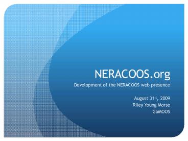 NERACOOS.org