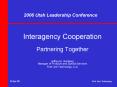 Interagency Cooperation PowerPoint PPT Presentation