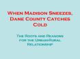 When Madison Sneezes, Dane County Catches Cold PowerPoint PPT Presentation