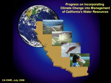 Progress on Incorporating