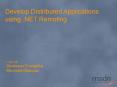 How to Develop Distributed Applications using .NET Remoting PowerPoint PPT Presentation