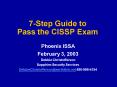 7Step Guide to Pass the CISSP Exam