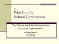 The Pike County School Corporation PowerPoint PPT Presentation