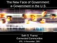 The New Face of Government: eGovernment in the U.S. PowerPoint PPT Presentation