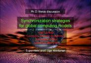Synchronization strategies for global computing models